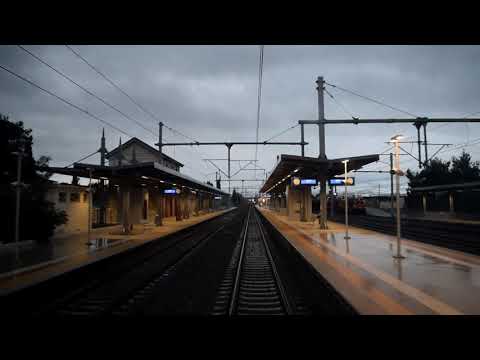 Cab ride Davlia, Tithorea, Lianokladi - Changing Engines at Palaiofarsalos - [344]