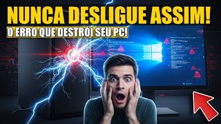 O Segredo para um Windows Rápido e Sem Erros: Você Está Desligando Seu PC do Jeito Certo?