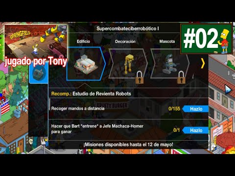 Los Simpson Springfield "Robots'21: Cap. 2 - Supercombateciberrobótico" por Tony