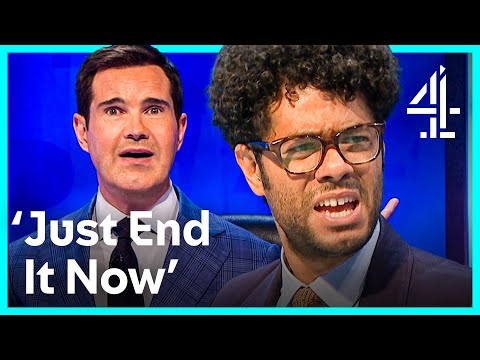 Richard Ayoade Getting ANGRY For 11 Minutes | 8 Out of 10 Cats Does Countdown | Channel 4