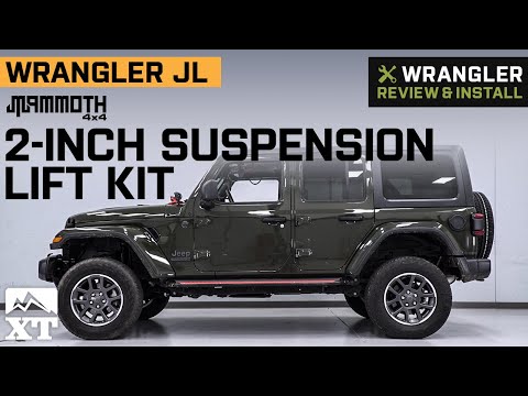 Jeep Wrangler JL Mammoth 2-Inch Suspension Lift Kit with Shocks Review & Install