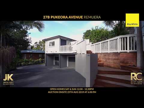 27B Pukeora Avenue, Remuera - Ricky Cave & Jayne Kiely
