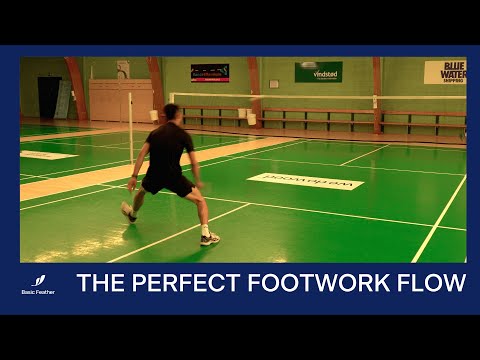 How to get the PERFECT badminton FOOTWORK | Presented by Basic Feather