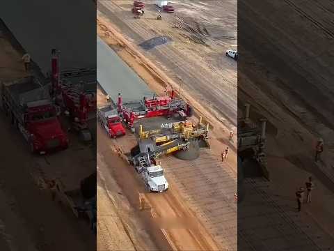 고속도로를 1초 만에 만드는 괴물 기계 ㄷㄷ