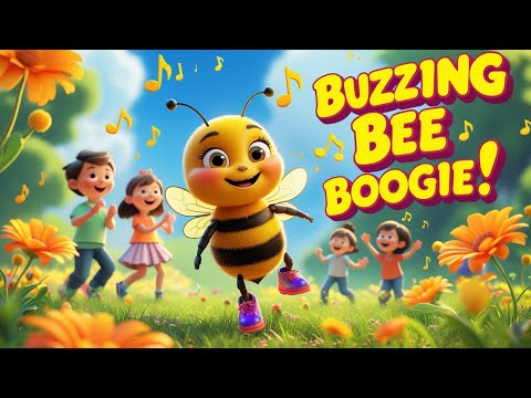 🐝 Buzzing Bee Boogie! | Fun Dance Song for Kids | Sing, Move & Groove 🎶