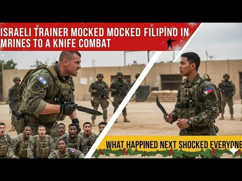 Israeli Trainer Mocked Filipino in a knife combat– what happened next shocked everyone