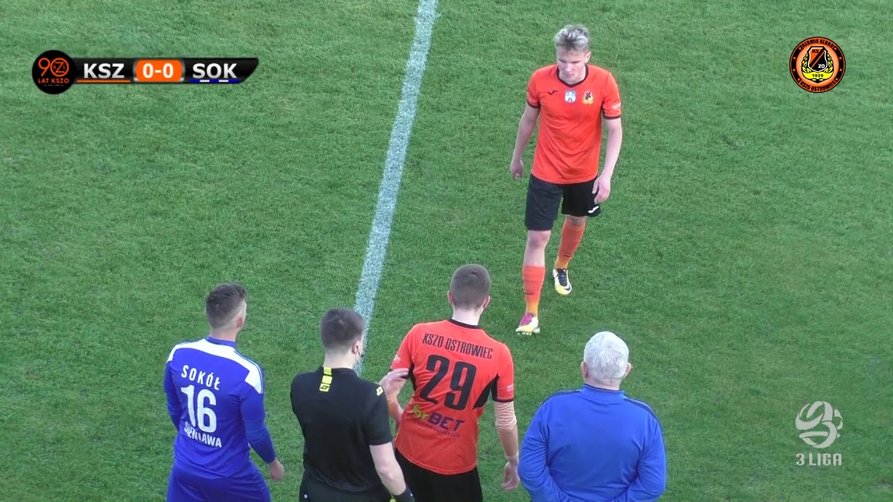 WIDEO: KSZO Ostrowiec - Sokół Sieniawa 1-0 [SKRÓT MECZU]