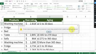 How to use auto filter when excel worksheet is protected in MS Excel Office 365