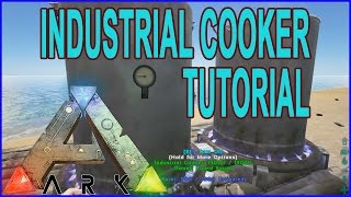 Ark Survival Evolved - Industrial Cooker How To Place It And What It's Used For