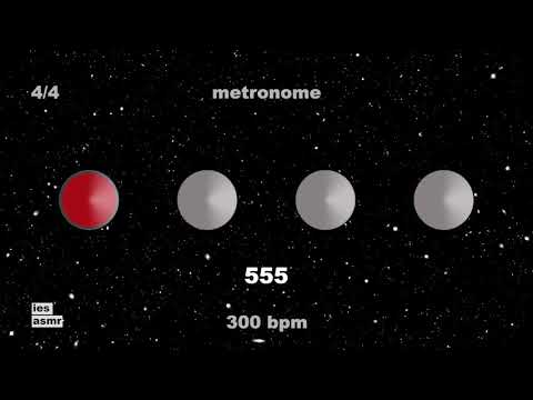 300 BPM | Metronome - 4/4 | IES ASMR