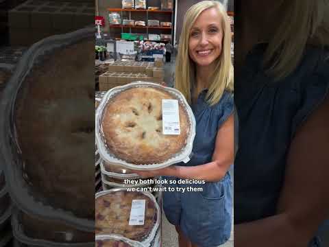 Costco pie alert 🚨 These 2 new pies look so delish! 🥧Apple Berry and 🥧Apple 😋 #costco
