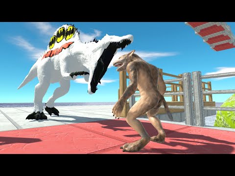 Batman Spinosaurus vs All Units Death Climb | Animal Battle Revolt Simulator