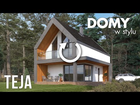 Projekt domu Teja - widok 360º