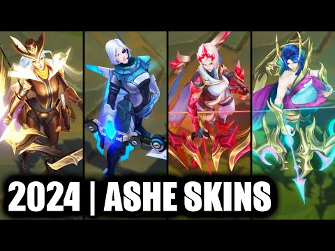 ALL ASHE SKINS SPOTLIGHT 2024 | League of Legends
