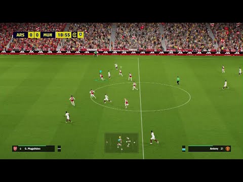 eFootball 2025 PS5 Gameplay (Superstar difficulty) Arsenal vs Manchester united 1080p HD