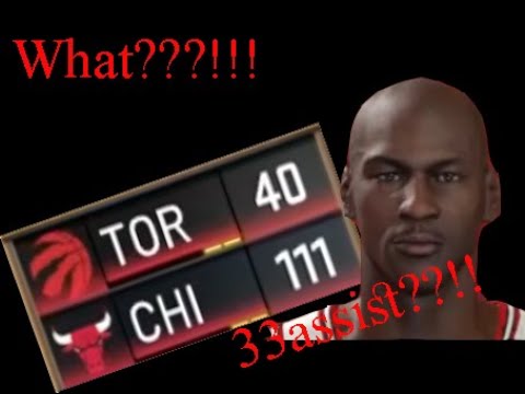 Jordan 33 Assist!?? 111 - 40 (NBA 2k20)