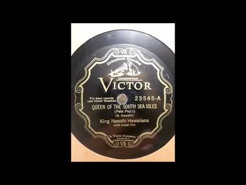King Bennie Nawahi Hawaiians Queen Of The South Sea Isles Victor 23545