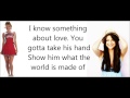 GLEE - Tell Him with lyrics 