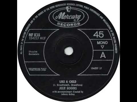 UK New Entry 1964 (284) Julie Rogers - Like A Child