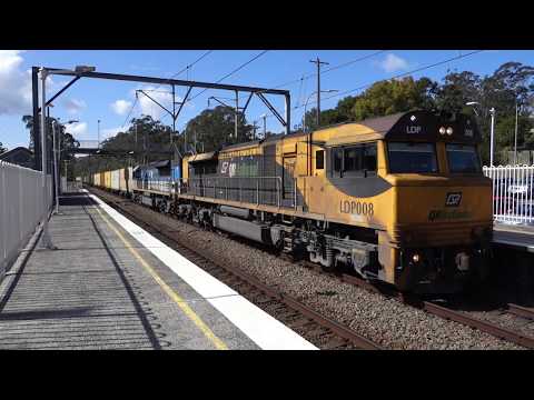 LDP008 and LDP002 with Aurizon 5BM7 - 25/8/17