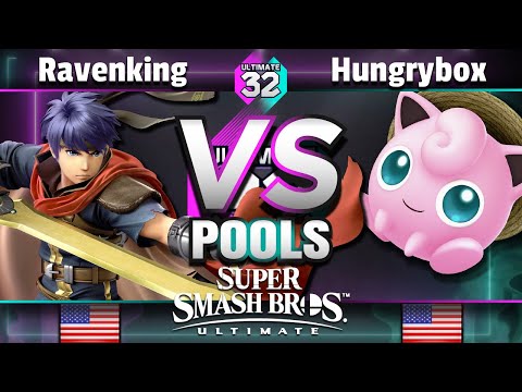 ULTIMATE 32 - UGS | Ravenking (Ike) vs. Liquid | Hungrybox (Jigglypuff) - Smash Ultimate Pools