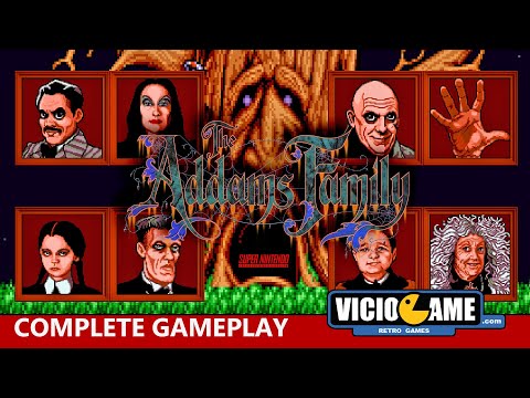 🎮 The Addams Family (Super Nintendo) Complete Gameplay