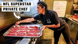 NFL Combine CHEF Cooks Breakfast, Lunch & Dinner Top Rookies!