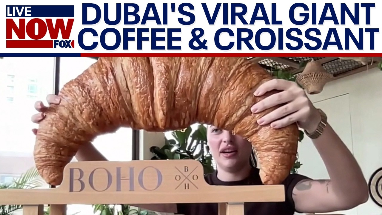 Dubai's viral giant coffee & croissant at BohoX