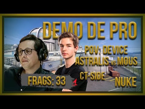 [PT] zorlaK Analisa: PoV DEVICE -ASTRALIS vs MOUSESPORTS  - NUKE (CT-Side) [Demo de Pro]