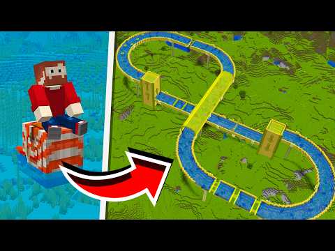 Ik Bouw EEN GIGANTISCHE NAUTILUS RACEBAAN In Minecraft Survival!
