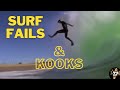 SURF FAILS COMPILATION - KOOKS AND PROS GETTING SLAMMED