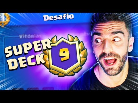 GANHEI O DESAFIO DO MEGADECK DO CLASH ROYALE!