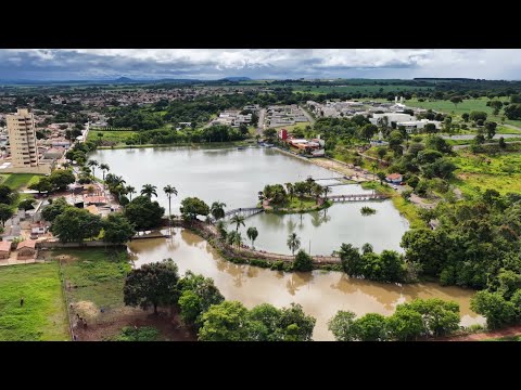 PALMEIRAS DE GOIÁS, PROJETO VISÃO AÉREA - LAGO MUNICIPAL.