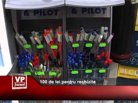 100 de lei pentru rechizite
