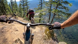 This is why biking is SO MUCH BETTER than hiking (the helicopter helps too)