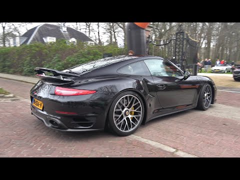 Porsche 991 Turbo S with Akrapovic Exhaust - Loud Acceleration Sounds !