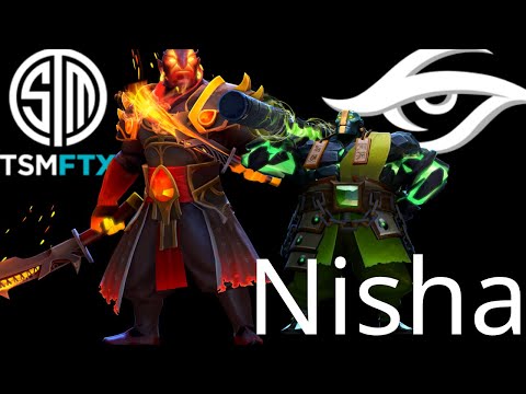 Nisha Ember Spirit - Secret vs TSM FTX g1 GG Dubai 2022 dota2