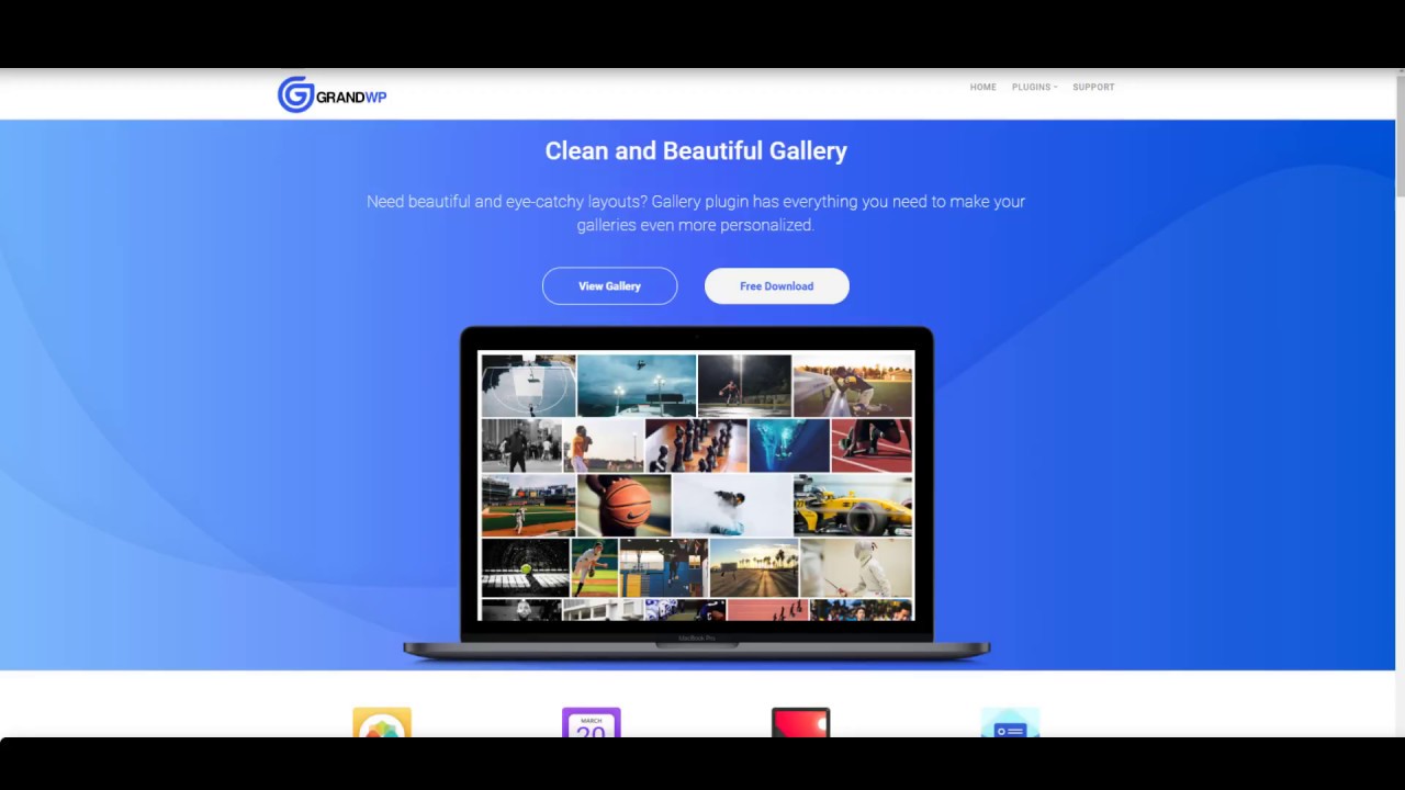 GrandWP Gallery Tutorial