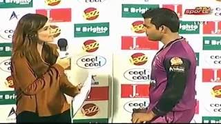 Umar Akmal Insult Fazeela Saba in presentation About Discipline Question video