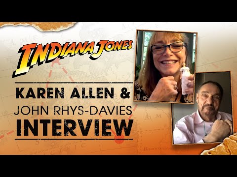 Indiana Jones | Karen Allen &amp; John Rhys Davies Interview | Highlights | Hasbro Pulse