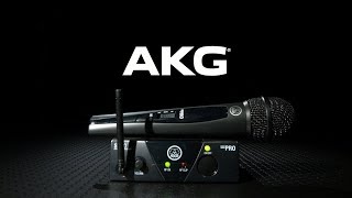 Video thumbnail for AKG WMS40 Mini Wireless Vocal Microphone Set ISM 1 | Gear4music demo by Gear4music Guitars