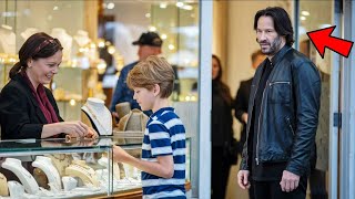 Menino Compra Presente para a Mãe, Então Keanu Reeves Entra e Muda Tudo