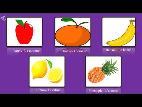 French Gr 1  Les fruits _EuroSchool Airoli_2021