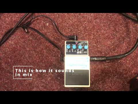 Boss DD-3 Digital Delay 1986 - long chip - MIJ 80s Blue label image 7