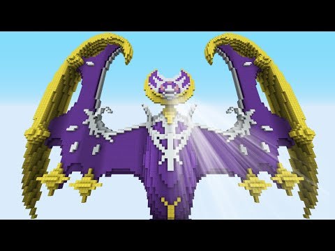 Minecraft vs Pokemon Sun/Moon  | GIGA Lunala vs Solgaleo | (PvZ/Pokego Land)