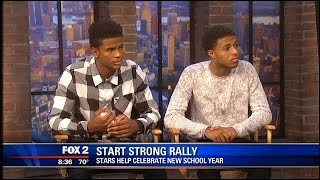 Diggy Simmons & Trevor Jackson 'Who Else But Us' Tour stop at Fox 2