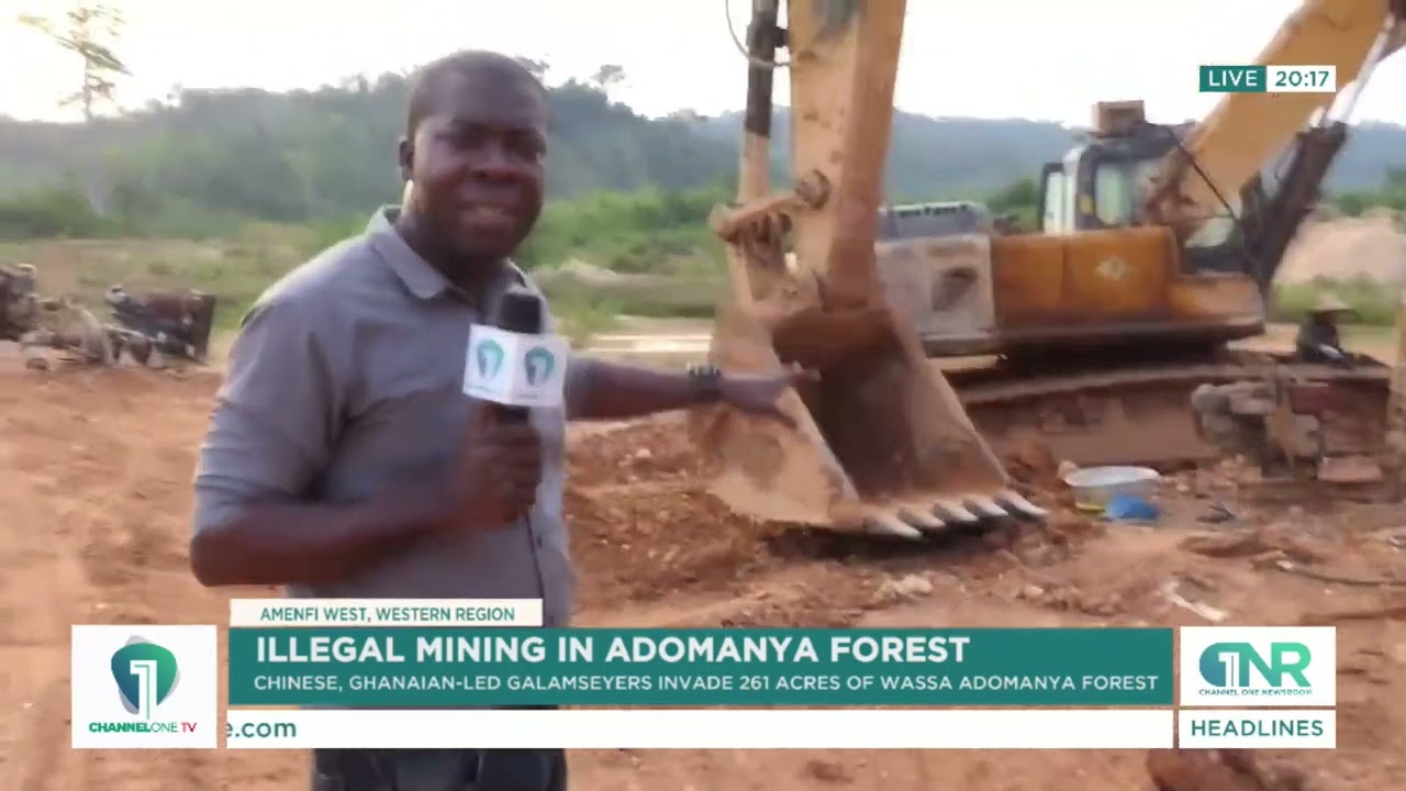 🔥 Illegal Mining EXPOSED! Chinese & Ghanaian Galamseyers Wipe Out 261 Acres of Wassa Adomanya Forest