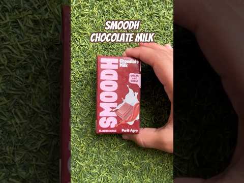 Try Smoodh Chocolate Milk as Popsicle #ytshorts #smoodh #chocolatemilk #icecream #popsicle
