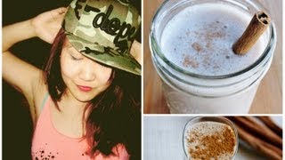 DIY CINNABON DRINK | CINNAMON BUN SMOOTHIE