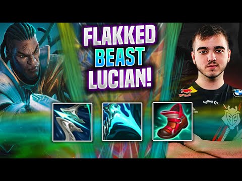 FLAKKED IS A BEAST WITH LUCIAN! - G2 Flakked Plays Lucian ADC vs Jinx! | Season 2022
